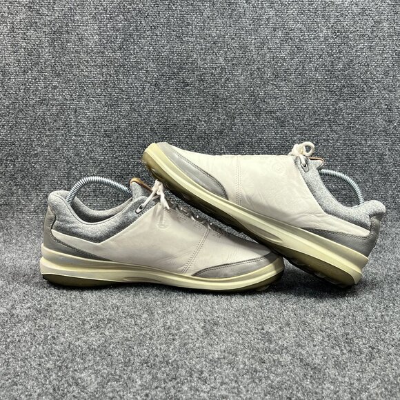 Ecco Biom Hybrid 3 Spikeless Golf Shoes Men\'s Size 10 White Grey Leather Sneaker main image 12